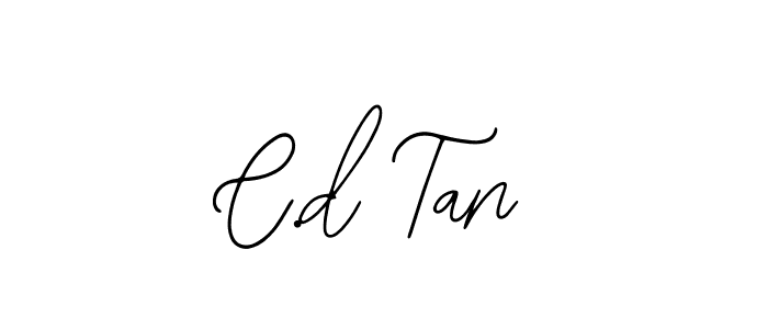 Also You can easily find your signature by using the search form. We will create C.d Tan name handwritten signature images for you free of cost using Bearetta-2O07w sign style. C.d Tan signature style 12 images and pictures png