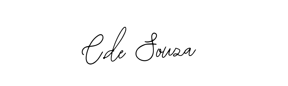 It looks lik you need a new signature style for name C.de Souza. Design unique handwritten (Bearetta-2O07w) signature with our free signature maker in just a few clicks. C.de Souza signature style 12 images and pictures png