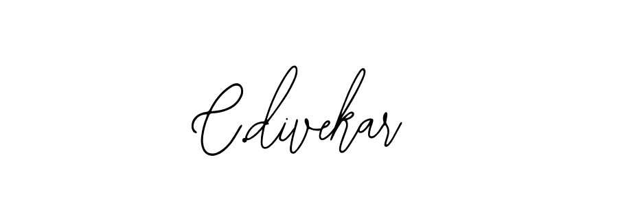 How to make C.divekar signature? Bearetta-2O07w is a professional autograph style. Create handwritten signature for C.divekar name. C.divekar signature style 12 images and pictures png