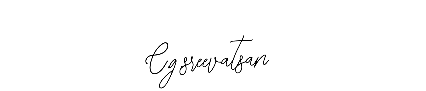 Use a signature maker to create a handwritten signature online. With this signature software, you can design (Bearetta-2O07w) your own signature for name C.g.sreevatsan. C.g.sreevatsan signature style 12 images and pictures png