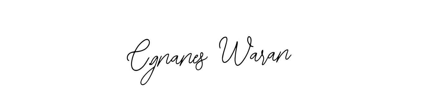 How to Draw C.gnanes Waran signature style? Bearetta-2O07w is a latest design signature styles for name C.gnanes Waran. C.gnanes Waran signature style 12 images and pictures png