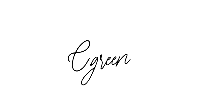 You should practise on your own different ways (Bearetta-2O07w) to write your name (C.green) in signature. don't let someone else do it for you. C.green signature style 12 images and pictures png