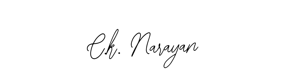 Design your own signature with our free online signature maker. With this signature software, you can create a handwritten (Bearetta-2O07w) signature for name C.k. Narayan. C.k. Narayan signature style 12 images and pictures png