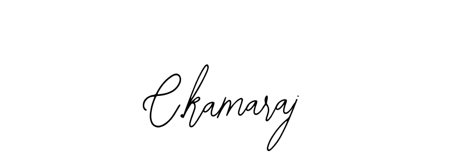 You should practise on your own different ways (Bearetta-2O07w) to write your name (C.kamaraj) in signature. don't let someone else do it for you. C.kamaraj signature style 12 images and pictures png