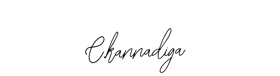 Make a beautiful signature design for name C.kannadiga. With this signature (Bearetta-2O07w) style, you can create a handwritten signature for free. C.kannadiga signature style 12 images and pictures png