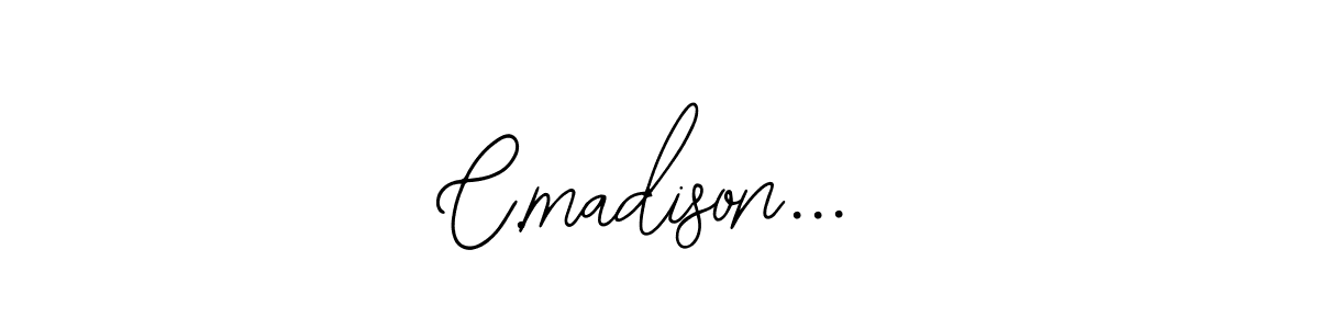 Make a beautiful signature design for name C.madison.... With this signature (Bearetta-2O07w) style, you can create a handwritten signature for free. C.madison... signature style 12 images and pictures png