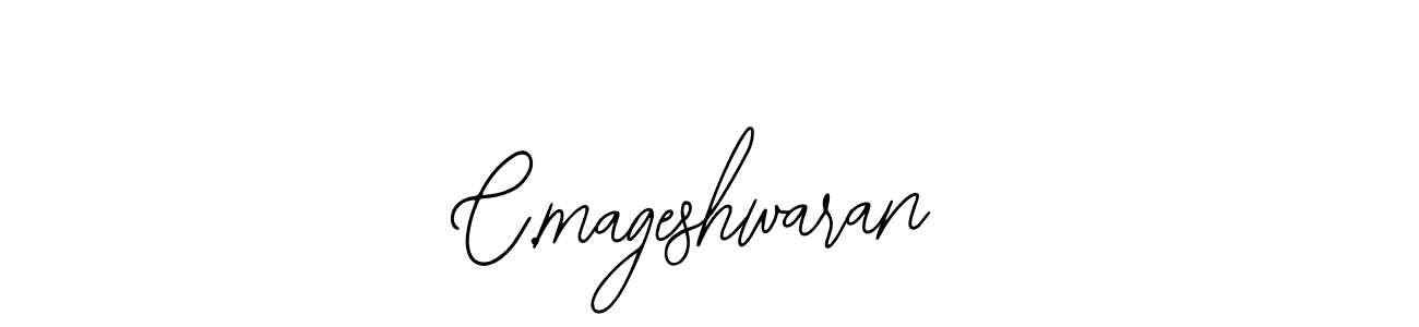 This is the best signature style for the C.mageshwaran name. Also you like these signature font (Bearetta-2O07w). Mix name signature. C.mageshwaran signature style 12 images and pictures png