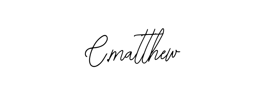 You should practise on your own different ways (Bearetta-2O07w) to write your name (C.matthew) in signature. don't let someone else do it for you. C.matthew signature style 12 images and pictures png