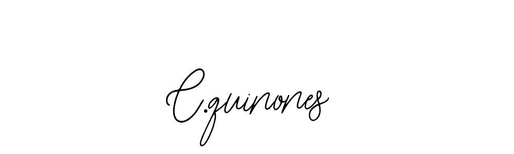 The best way (Bearetta-2O07w) to make a short signature is to pick only two or three words in your name. The name C.quinones include a total of six letters. For converting this name. C.quinones signature style 12 images and pictures png
