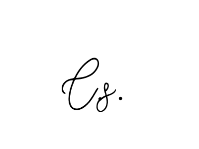 How to make C.s. name signature. Use Bearetta-2O07w style for creating short signs online. This is the latest handwritten sign. C.s. signature style 12 images and pictures png