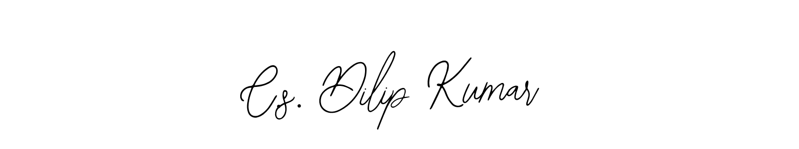 Design your own signature with our free online signature maker. With this signature software, you can create a handwritten (Bearetta-2O07w) signature for name C.s. Dilip Kumar. C.s. Dilip Kumar signature style 12 images and pictures png