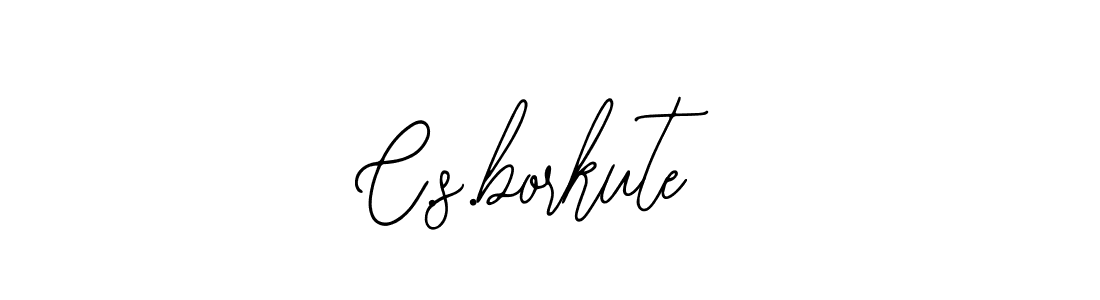 C.s.borkute stylish signature style. Best Handwritten Sign (Bearetta-2O07w) for my name. Handwritten Signature Collection Ideas for my name C.s.borkute. C.s.borkute signature style 12 images and pictures png