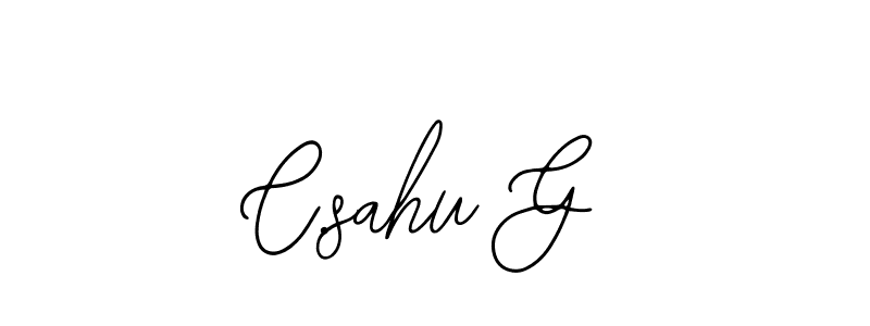 Also we have C.sahu G name is the best signature style. Create professional handwritten signature collection using Bearetta-2O07w autograph style. C.sahu G signature style 12 images and pictures png