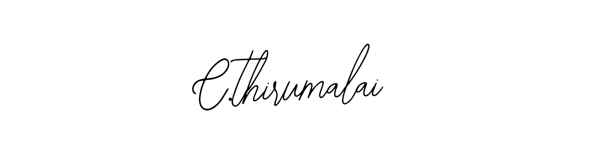 Design your own signature with our free online signature maker. With this signature software, you can create a handwritten (Bearetta-2O07w) signature for name C.thirumalai. C.thirumalai signature style 12 images and pictures png