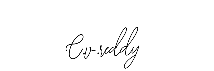 Create a beautiful signature design for name C.v.reddy. With this signature (Bearetta-2O07w) fonts, you can make a handwritten signature for free. C.v.reddy signature style 12 images and pictures png