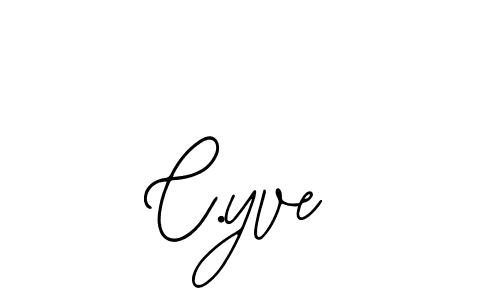 if you are searching for the best signature style for your name C.yve. so please give up your signature search. here we have designed multiple signature styles  using Bearetta-2O07w. C.yve signature style 12 images and pictures png