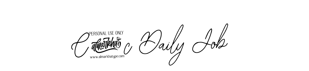 Make a beautiful signature design for name C2c Daily Job. With this signature (Bearetta-2O07w) style, you can create a handwritten signature for free. C2c Daily Job signature style 12 images and pictures png