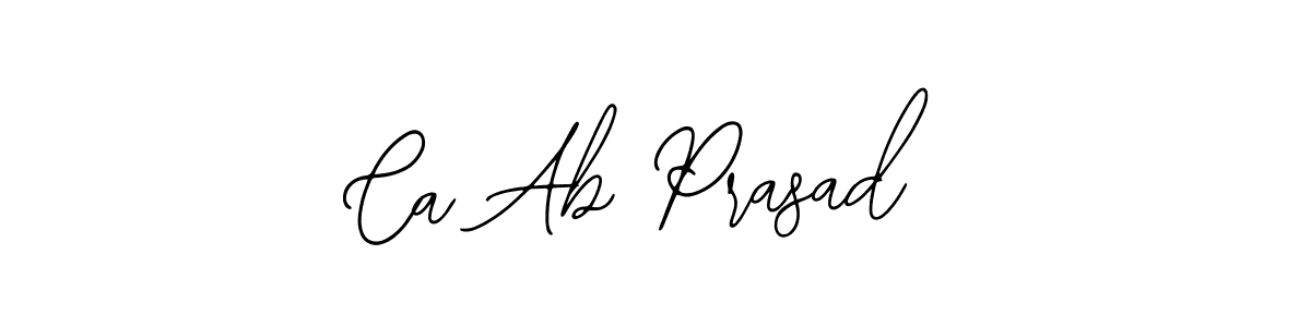 Also You can easily find your signature by using the search form. We will create Ca Ab Prasad name handwritten signature images for you free of cost using Bearetta-2O07w sign style. Ca Ab Prasad signature style 12 images and pictures png