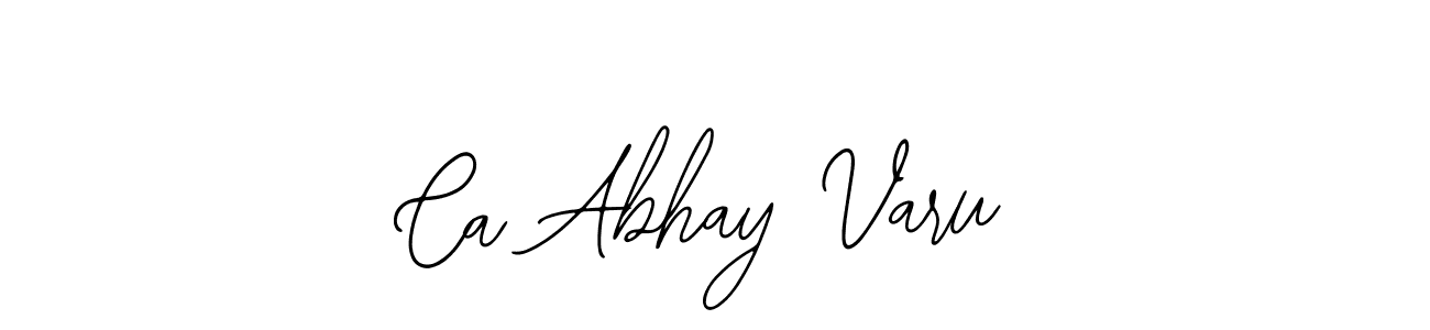 Make a beautiful signature design for name Ca Abhay Varu. Use this online signature maker to create a handwritten signature for free. Ca Abhay Varu signature style 12 images and pictures png