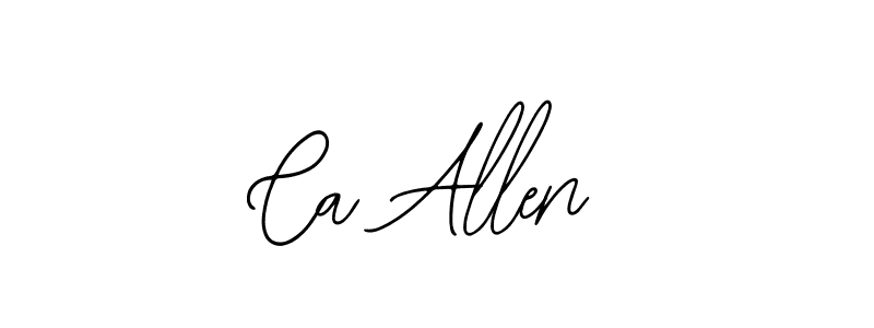 It looks lik you need a new signature style for name Ca Allen. Design unique handwritten (Bearetta-2O07w) signature with our free signature maker in just a few clicks. Ca Allen signature style 12 images and pictures png