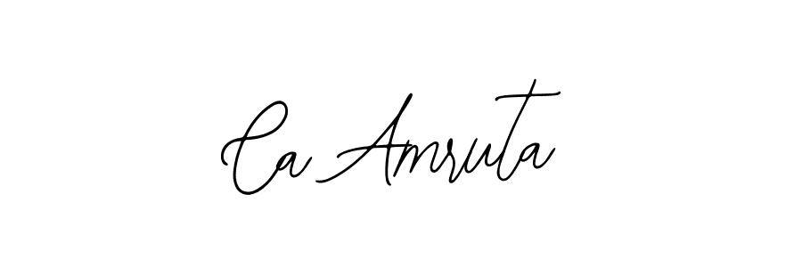 Also You can easily find your signature by using the search form. We will create Ca Amruta name handwritten signature images for you free of cost using Bearetta-2O07w sign style. Ca Amruta signature style 12 images and pictures png