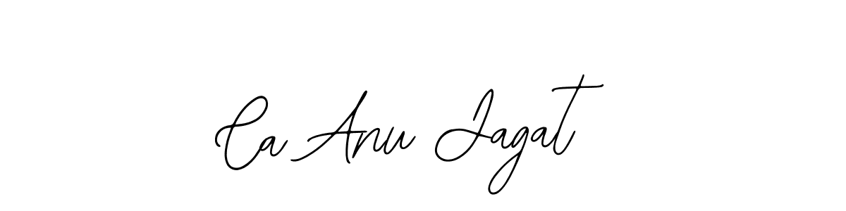 if you are searching for the best signature style for your name Ca Anu Jagat. so please give up your signature search. here we have designed multiple signature styles  using Bearetta-2O07w. Ca Anu Jagat signature style 12 images and pictures png