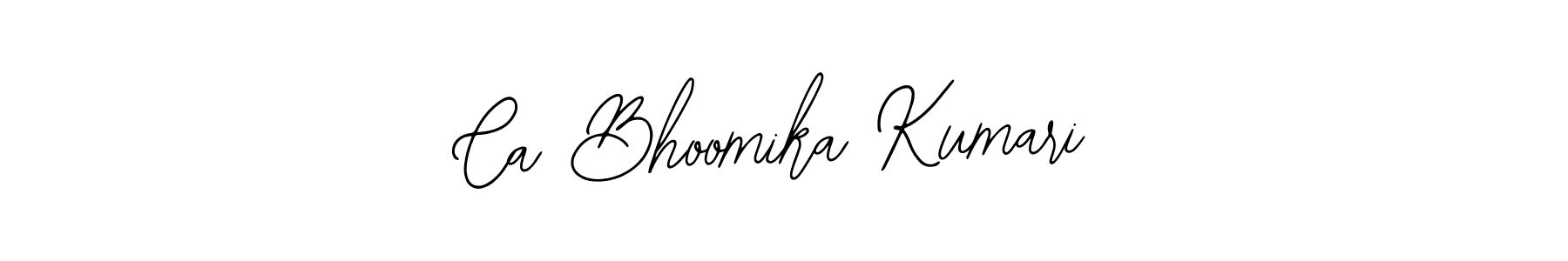 Make a beautiful signature design for name Ca Bhoomika Kumari. Use this online signature maker to create a handwritten signature for free. Ca Bhoomika Kumari signature style 12 images and pictures png