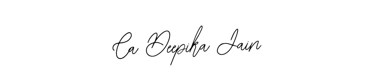 Ca Deepika Jain stylish signature style. Best Handwritten Sign (Bearetta-2O07w) for my name. Handwritten Signature Collection Ideas for my name Ca Deepika Jain. Ca Deepika Jain signature style 12 images and pictures png