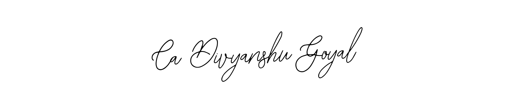 How to Draw Ca Divyanshu Goyal signature style? Bearetta-2O07w is a latest design signature styles for name Ca Divyanshu Goyal. Ca Divyanshu Goyal signature style 12 images and pictures png