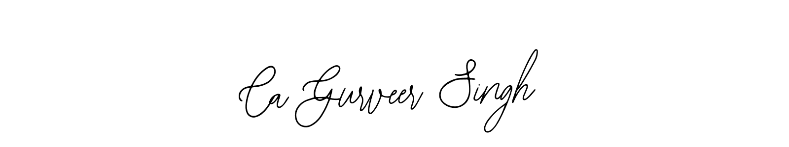 You can use this online signature creator to create a handwritten signature for the name Ca Gurveer Singh. This is the best online autograph maker. Ca Gurveer Singh signature style 12 images and pictures png