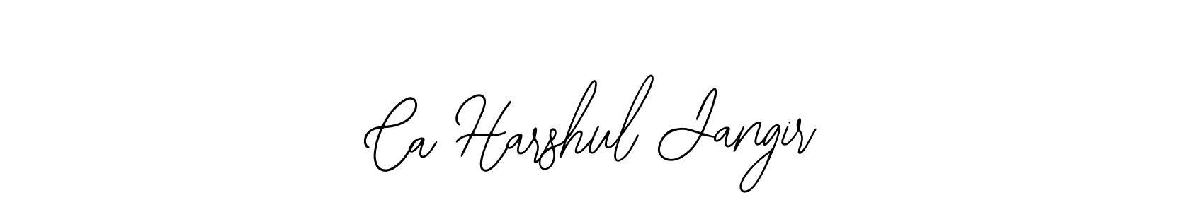 Also You can easily find your signature by using the search form. We will create Ca Harshul Jangir name handwritten signature images for you free of cost using Bearetta-2O07w sign style. Ca Harshul Jangir signature style 12 images and pictures png