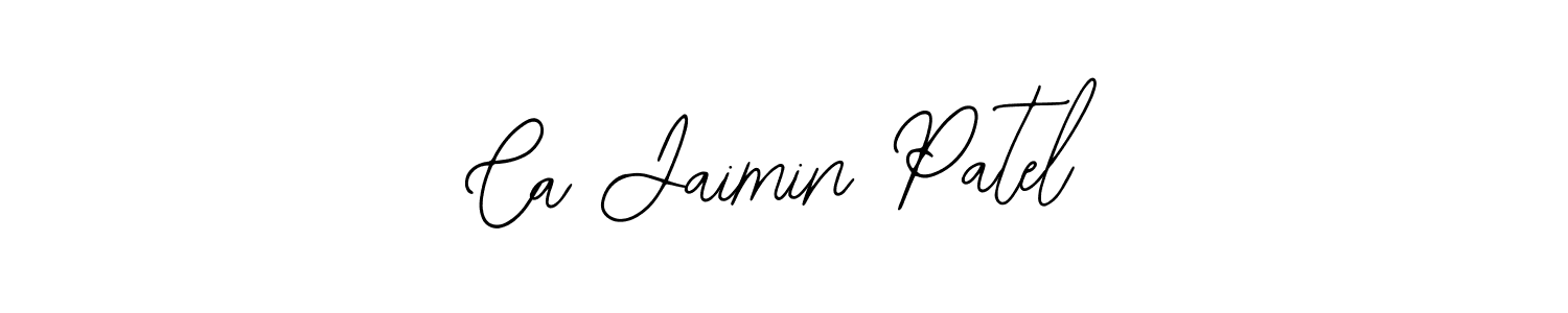 if you are searching for the best signature style for your name Ca Jaimin Patel. so please give up your signature search. here we have designed multiple signature styles  using Bearetta-2O07w. Ca Jaimin Patel signature style 12 images and pictures png