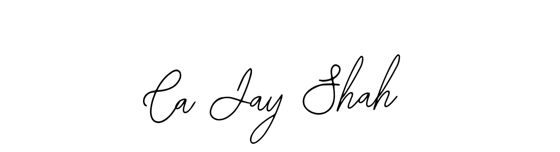 Similarly Bearetta-2O07w is the best handwritten signature design. Signature creator online .You can use it as an online autograph creator for name Ca Jay Shah. Ca Jay Shah signature style 12 images and pictures png