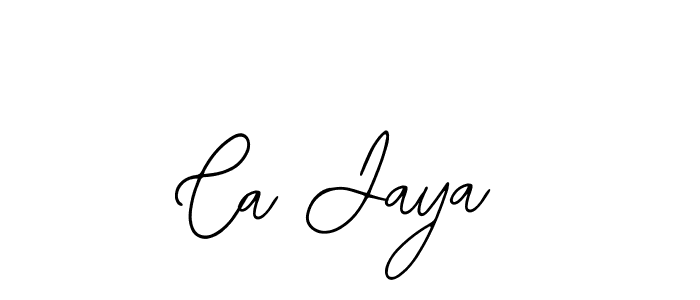 Use a signature maker to create a handwritten signature online. With this signature software, you can design (Bearetta-2O07w) your own signature for name Ca Jaya. Ca Jaya signature style 12 images and pictures png