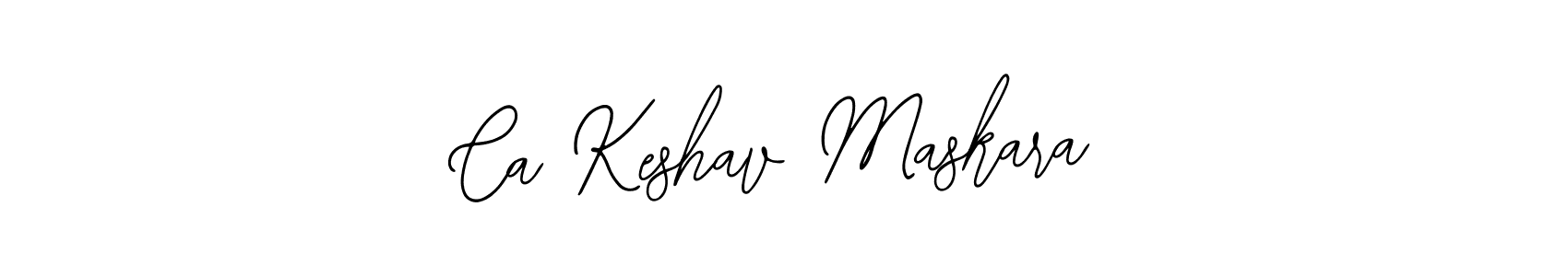 How to make Ca Keshav Maskara name signature. Use Bearetta-2O07w style for creating short signs online. This is the latest handwritten sign. Ca Keshav Maskara signature style 12 images and pictures png