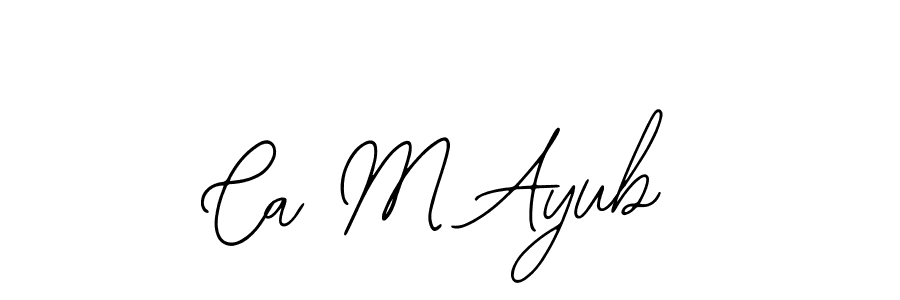 How to make Ca M Ayub signature? Bearetta-2O07w is a professional autograph style. Create handwritten signature for Ca M Ayub name. Ca M Ayub signature style 12 images and pictures png