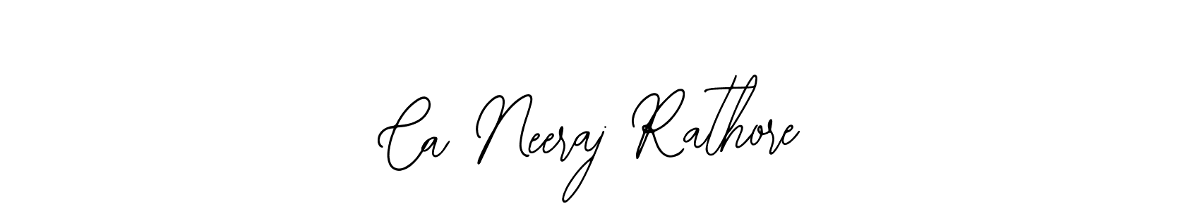Make a beautiful signature design for name Ca Neeraj Rathore. Use this online signature maker to create a handwritten signature for free. Ca Neeraj Rathore signature style 12 images and pictures png