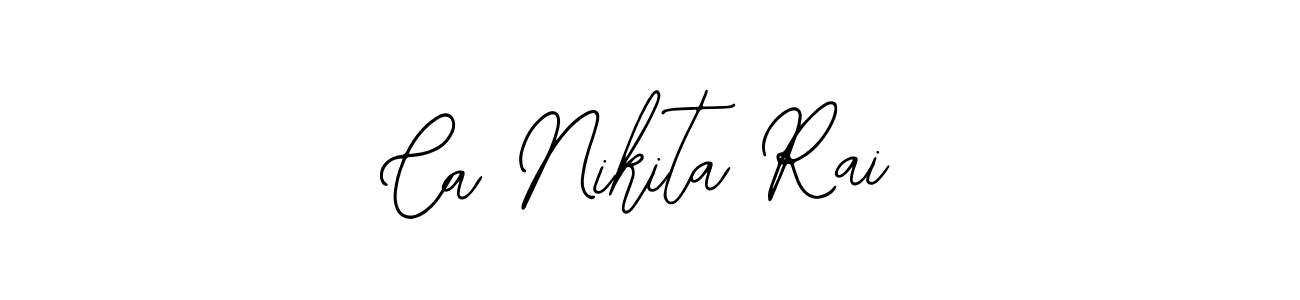 Design your own signature with our free online signature maker. With this signature software, you can create a handwritten (Bearetta-2O07w) signature for name Ca Nikita Rai. Ca Nikita Rai signature style 12 images and pictures png