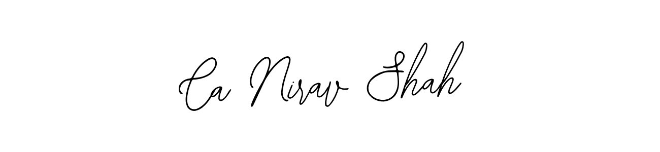 It looks lik you need a new signature style for name Ca Nirav Shah. Design unique handwritten (Bearetta-2O07w) signature with our free signature maker in just a few clicks. Ca Nirav Shah signature style 12 images and pictures png