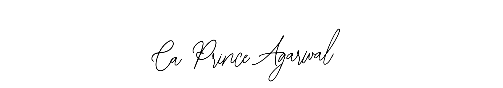 Ca Prince Agarwal stylish signature style. Best Handwritten Sign (Bearetta-2O07w) for my name. Handwritten Signature Collection Ideas for my name Ca Prince Agarwal. Ca Prince Agarwal signature style 12 images and pictures png