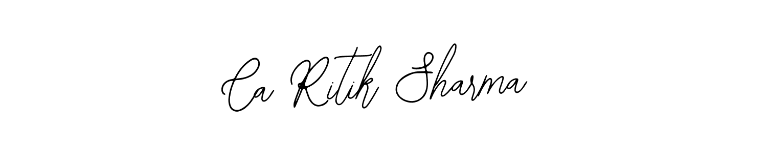 Ca Ritik Sharma stylish signature style. Best Handwritten Sign (Bearetta-2O07w) for my name. Handwritten Signature Collection Ideas for my name Ca Ritik Sharma. Ca Ritik Sharma signature style 12 images and pictures png