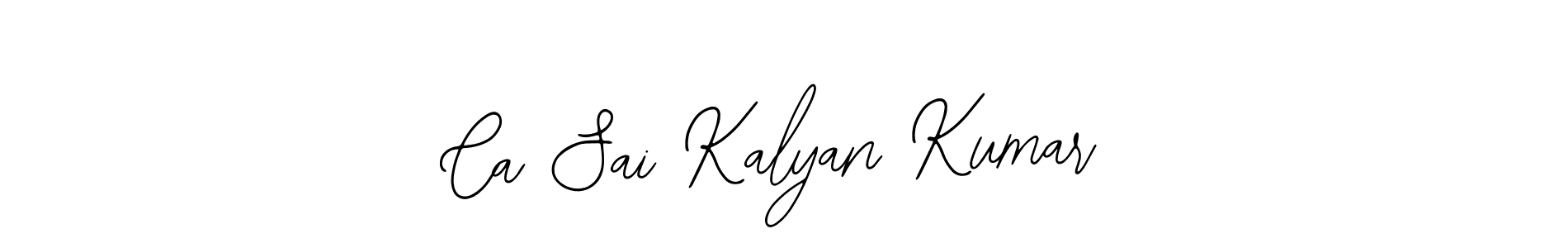 Ca Sai Kalyan Kumar stylish signature style. Best Handwritten Sign (Bearetta-2O07w) for my name. Handwritten Signature Collection Ideas for my name Ca Sai Kalyan Kumar. Ca Sai Kalyan Kumar signature style 12 images and pictures png