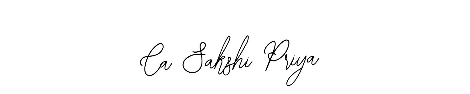 Make a beautiful signature design for name Ca Sakshi Priya. Use this online signature maker to create a handwritten signature for free. Ca Sakshi Priya signature style 12 images and pictures png