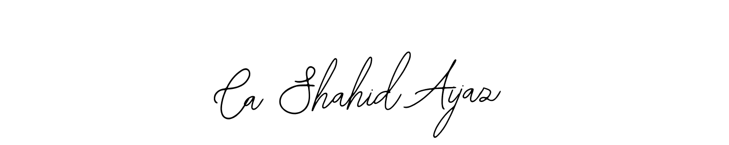 It looks lik you need a new signature style for name Ca Shahid Aijaz. Design unique handwritten (Bearetta-2O07w) signature with our free signature maker in just a few clicks. Ca Shahid Aijaz signature style 12 images and pictures png