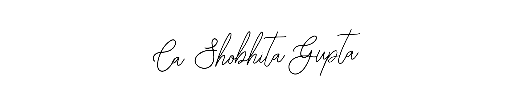 Design your own signature with our free online signature maker. With this signature software, you can create a handwritten (Bearetta-2O07w) signature for name Ca Shobhita Gupta. Ca Shobhita Gupta signature style 12 images and pictures png