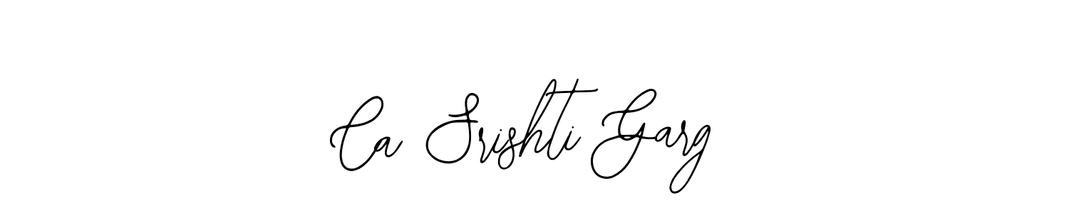 How to make Ca Srishti Garg signature? Bearetta-2O07w is a professional autograph style. Create handwritten signature for Ca Srishti Garg name. Ca Srishti Garg signature style 12 images and pictures png