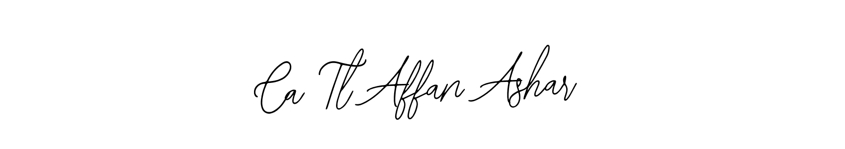 The best way (Bearetta-2O07w) to make a short signature is to pick only two or three words in your name. The name Ca Tl Affan Ashar include a total of six letters. For converting this name. Ca Tl Affan Ashar signature style 12 images and pictures png