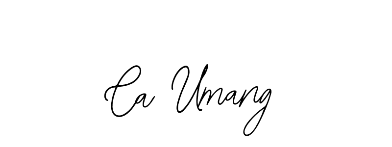 Create a beautiful signature design for name Ca Umang. With this signature (Bearetta-2O07w) fonts, you can make a handwritten signature for free. Ca Umang signature style 12 images and pictures png