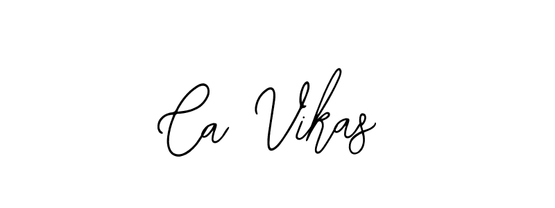 if you are searching for the best signature style for your name Ca Vikas. so please give up your signature search. here we have designed multiple signature styles  using Bearetta-2O07w. Ca Vikas signature style 12 images and pictures png