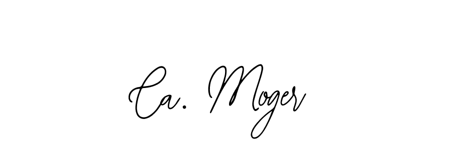 How to make Ca. Moger signature? Bearetta-2O07w is a professional autograph style. Create handwritten signature for Ca. Moger name. Ca. Moger signature style 12 images and pictures png